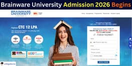 Brainware University Kolkata Admission 2026 Begins Apply Now